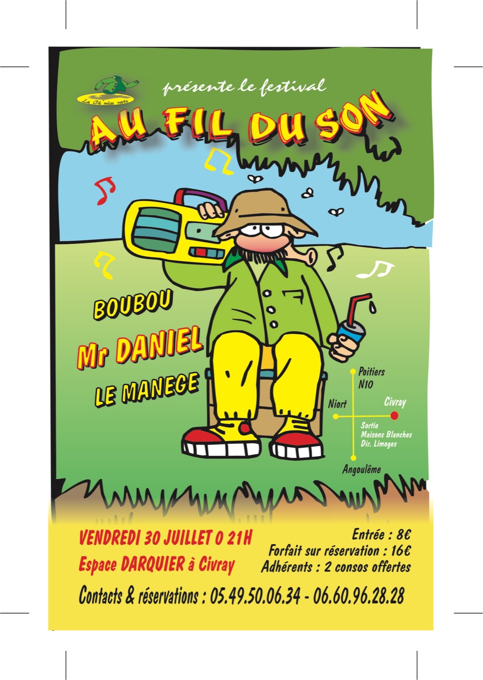 Affiche du festival Au Fil du Son 2004