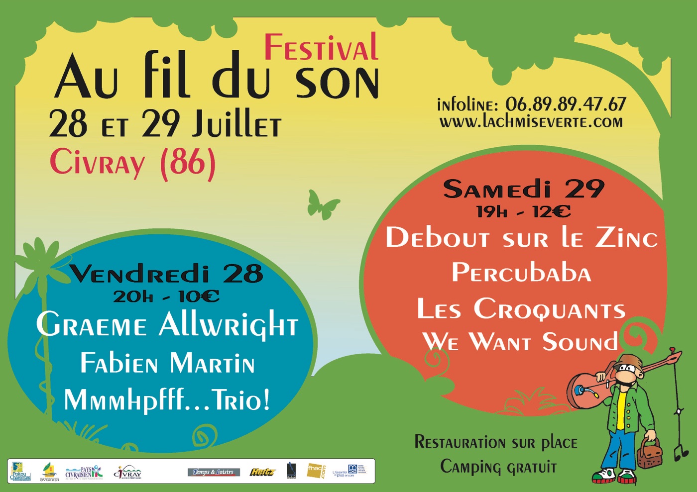 Affiche du festival Au Fil du Son 2006