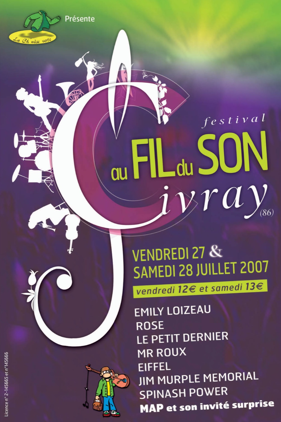 Affiche du festival Au Fil du Son 2007