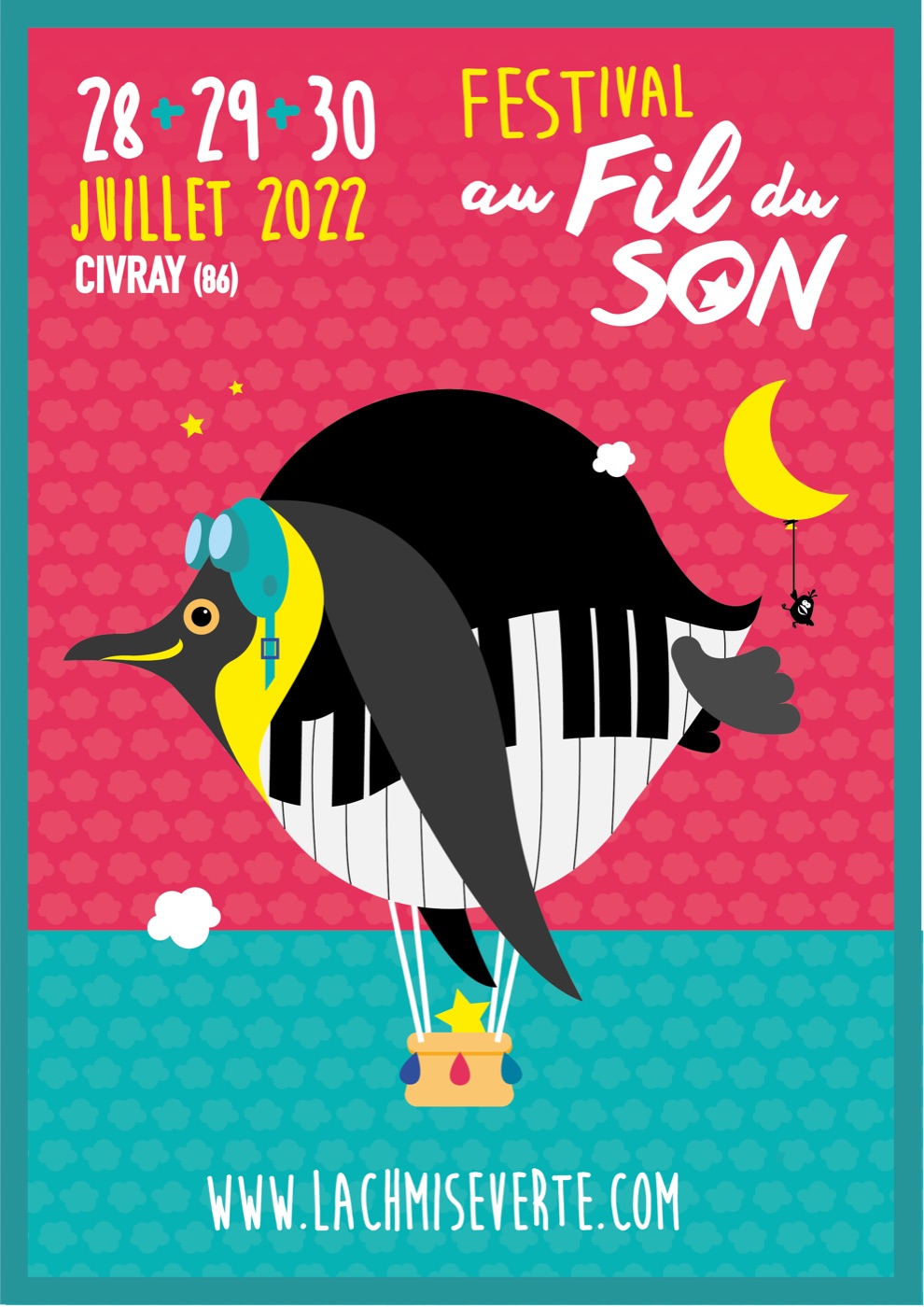 Affiche du festival Au Fil du Son 2022