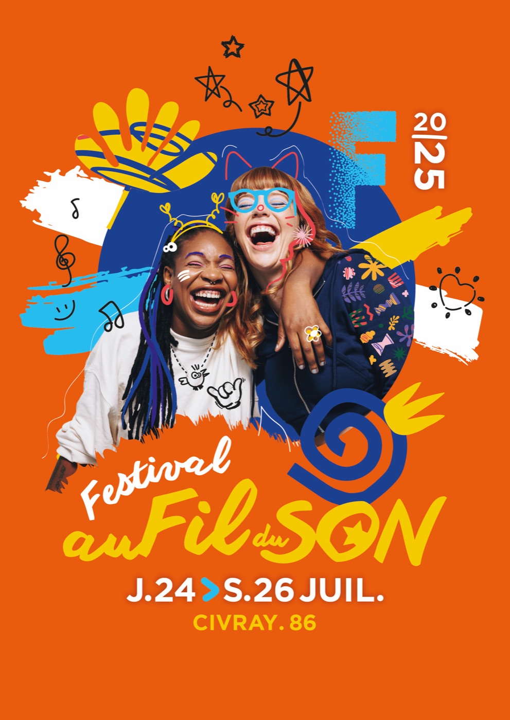 Affiche du festival Au Fil du Son 2025